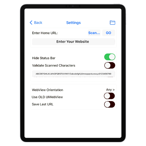 Set Default Landing Page